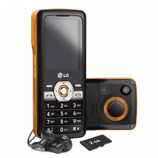 CELULAR LG GM205 PRETO E LARANJA CAMERA 2.0 MP MP3 PLAYER RADIO FM